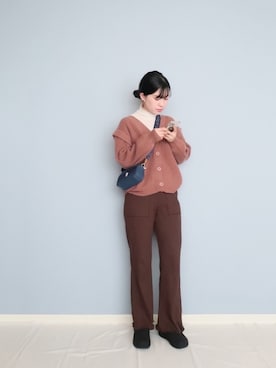 「fitflop」｜まいさん（レディース・164cm）の冬コーディネート