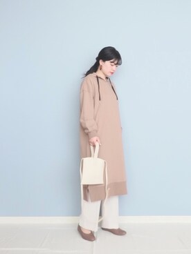 「Happy John（ハッピージョン）のアイテム（ワンピース/ドレス）」を使った、まいさん（レディース・164cm）の冬コーディネート