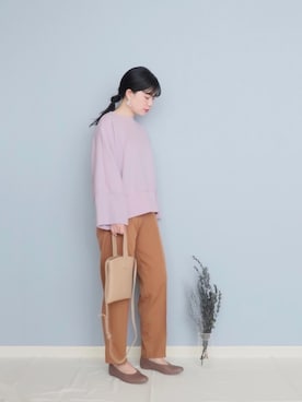 「モーメントプラス」｜「アイテム（その他）」を使った、まいさん（レディース・164cm）の冬コーディネート