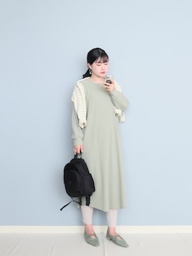 「kipling（キプリング）のアイテム」を使った、まいさん（レディース・164cm）の春コーディネート