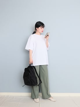 「kipling（キプリング）のアイテム」を使った、まいさん（レディース・164cm）の春コーディネート