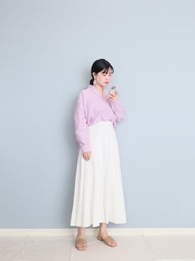 「URBANRESEARCH」｜「アイテム（その他）」を使った、まいさん（レディース・164cm）の春コーディネート