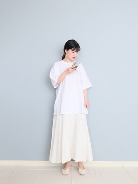 「にゃー」｜「アイテム（その他）」を使った、まいさん（レディース・164cm）の春コーディネート