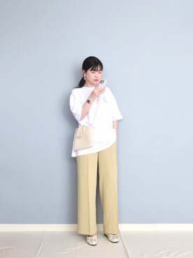 「にゃー」｜「アイテム（その他）」を使った、まいさん（レディース・164cm）の春コーディネート