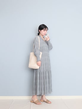 「AMERI」｜「アイテム（その他）」を使った、まいさん（レディース・164cm）の春コーディネート