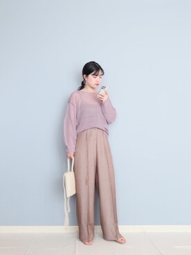 「birthdayroom」｜「アイテム（その他）」を使った、まいさん（レディース・164cm）の春コーディネート