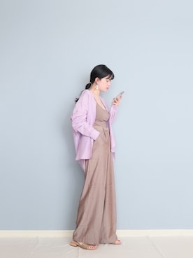 「URBANRESEARCH」｜「アイテム（その他）」を使った、まいさん（レディース・164cm）の春コーディネート