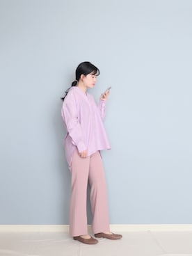 「URBANRESEARCH」｜「アイテム（その他）」を使った、まいさん（レディース・164cm）の春コーディネート