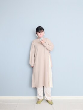 「リップスター」｜「アイテム（その他）」を使った、まいさん（レディース・164cm）の春コーディネート