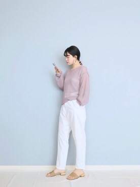 「mercibeaucoup,（メルシーボークー）のアイテム」を使った、まいさん（レディース・164cm）の春コーディネート