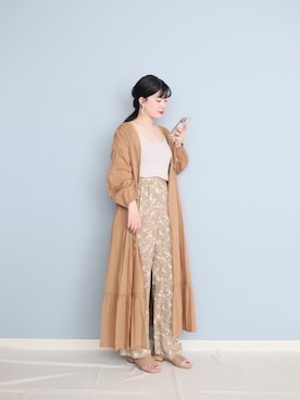 「flower」｜「アイテム（その他）」を使った、まいさん（レディース・164cm）の夏コーディネート