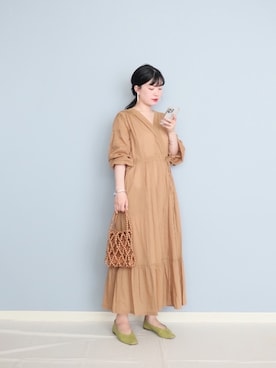 「flower」｜「アイテム（その他）」を使った、まいさん（レディース・164cm）の夏コーディネート