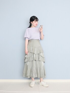 「AMERI」｜「アイテム（その他）」を使った、まいさん（レディース・164cm）の夏コーディネート