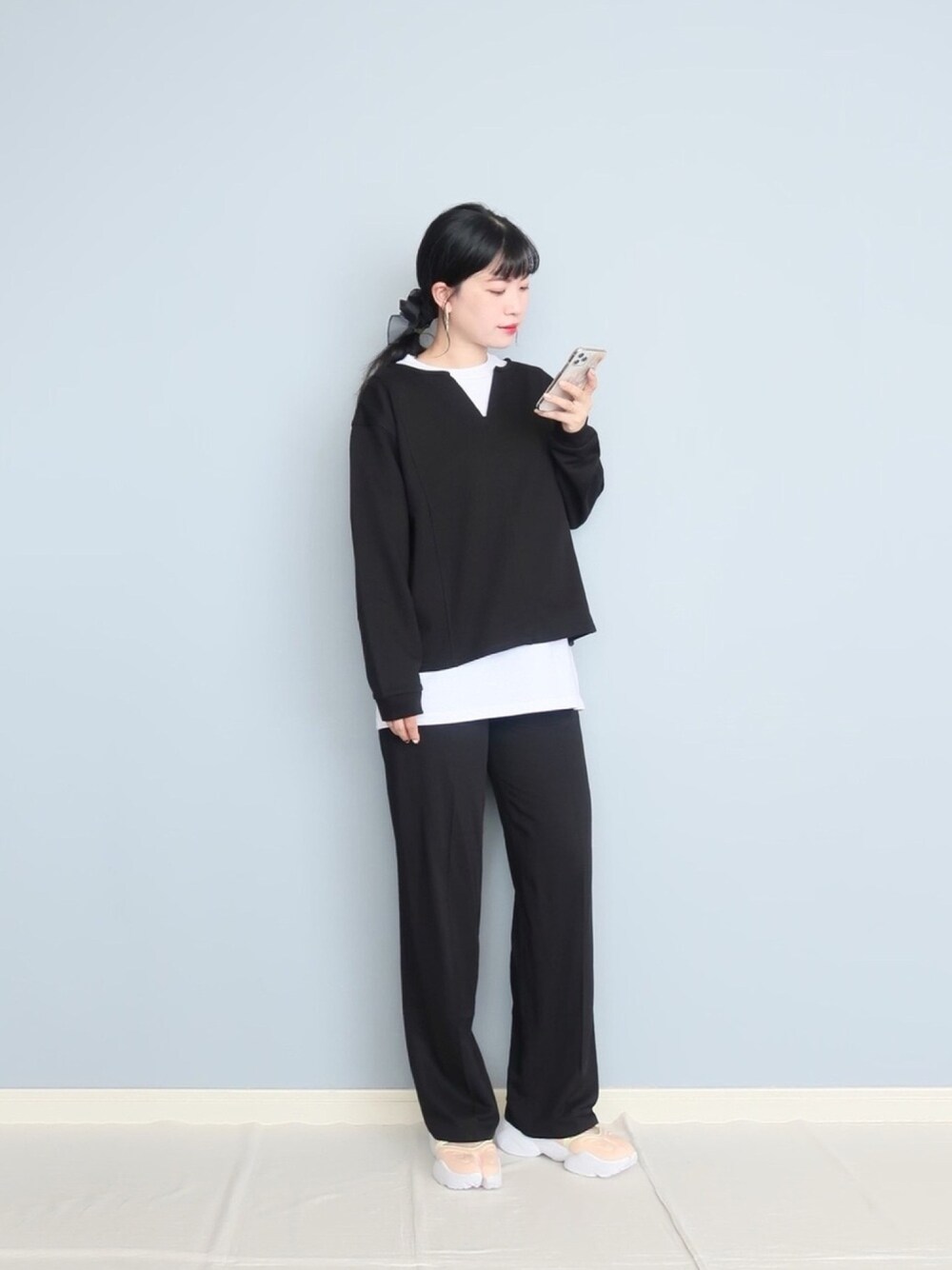 「reca、recaコーデ、秋コーデ、ラクチンコーデ、大人カジュアル、パンツスタイル、プチプラ、ストリート、カジュアル、オトナ女子」｜「IG:mai1220のアイテム（その他、その他）」を使った、まいさん（レディース・164cm）の秋コーディネートの1枚目の写真