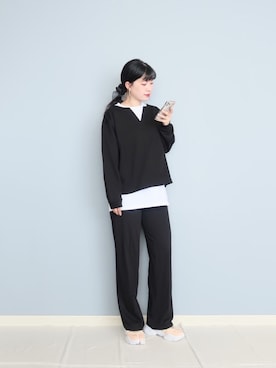 「reca（レカ）のアイテム（スウェット）」を使った、まいさん（レディース・164cm）の秋コーディネート