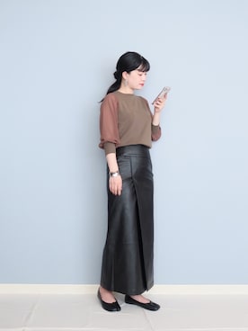 「DONOBAN（ドノバン）のアイテム（シューズ）」を使った、まいさん（レディース・164cm）の秋コーディネート