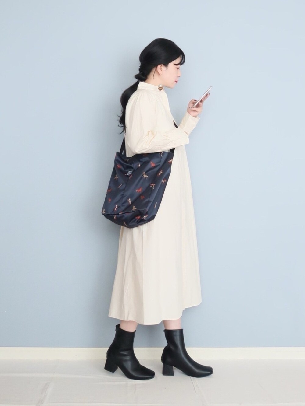 「レザーLOVEスナップ、秋コーデ、大人コーデ、休日スタイル、ゆるコーデ、ラクチンコーデ、着回しコーデ、ブーツスタイル、プチプラコーデ、ショートブーツ」｜「IG:mai1220のアイテム（その他、その他）」を使った、まいさん（レディース・164cm）の秋コーディネートの1枚目の写真