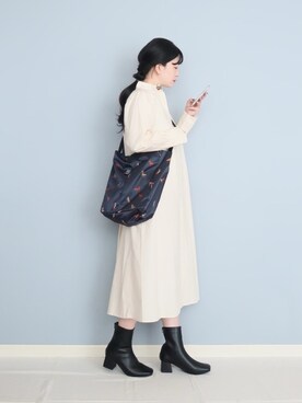 「NOFALL（ノーフォール）のアイテム」を使った、まいさん（レディース・164cm）の秋コーディネート