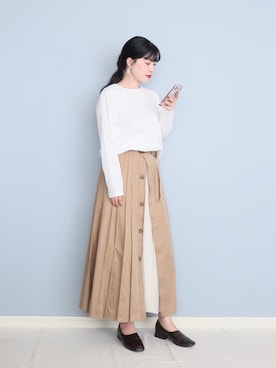 「AMERI」｜「アイテム（その他）」を使った、まいさん（レディース・164cm）の秋コーディネート