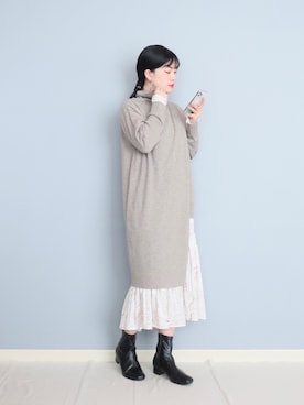 「2021年」｜まいさん（レディース・164cm）の冬コーディネート