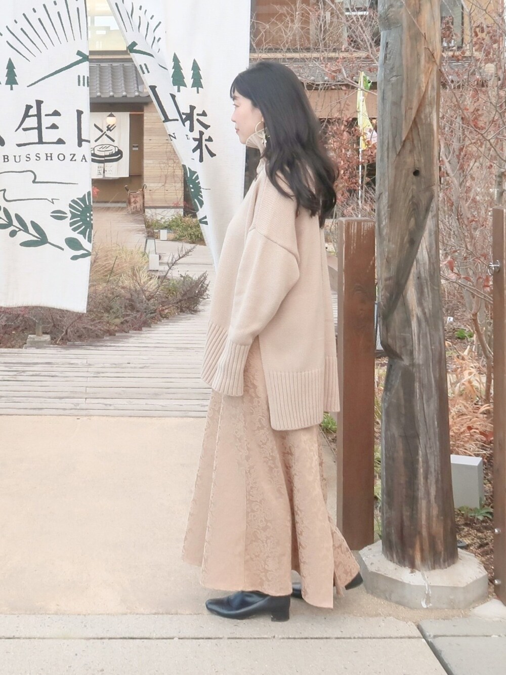 「大人カジュアル、ゆるコーデ、シンプル、プチプラ、着回しコーデ、大人女子、冬コーデ、ラフ、淡色コーデ、ビッグシルエット」｜「IG:mai1220のアイテム（その他、その他）」を使った、まいさん（レディース・164cm）の冬コーディネートの1枚目の写真