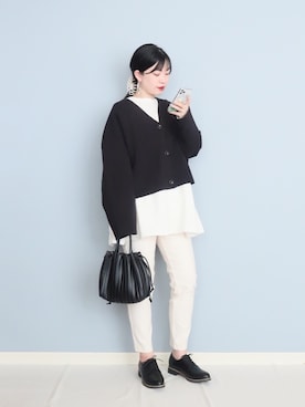 「reca（レカ）のアイテム（スウェット）」を使った、まいさん（レディース・164cm）の冬コーディネート