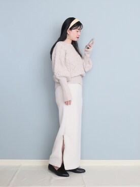 「IEDIT」｜まいさん（レディース・164cm）の春コーディネート