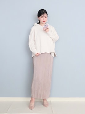 「oblekt（オブレクト）のアイテム」を使った、まいさん（レディース・164cm）の春コーディネート