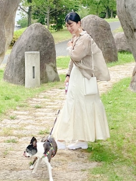 「muure（ミュール）のアイテム」を使った、まいさん（レディース・164cm）の春コーディネート