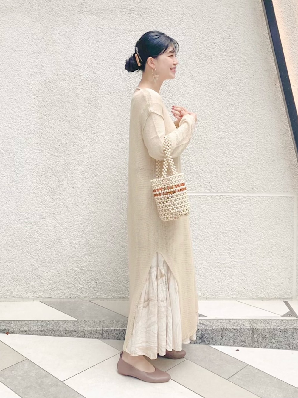 「boujeloud、ブージュルード、ショップにこにこ、休日スタイル、これが私をアゲる服、オトナカジュアル、オトナ女子、プチプラ、着回しコーデ、淡色コーデ」｜「IG:mai1220のアイテム（その他、その他）」を使った、まいさん（レディース・164cm）の春コーディネートの1枚目の写真