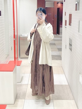「Kastane（カスタネ）のアイテム（その他アウター）」を使った、まいさん（レディース・164cm）の春コーディネート