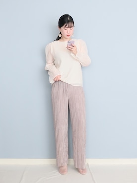 「FREE STYLISTS（フリー スタイリスト）のアイテム」を使った、まいさん（レディース・164cm）の春コーディネート