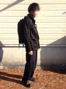 「DSPTCH（ディスピッチ）のアイテム」を使った、おぐちさん（メンズ・171cm）の冬コーディネート