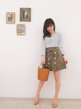 「willselection」｜「アイテム（アクセサリー）」を使った、Makoさん（レディース・159cm）の冬コーディネート