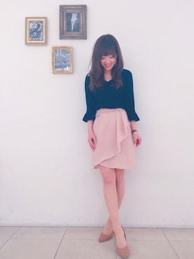 「willselection」｜「アイテム（アクセサリー）」を使った、Makoさん（レディース・159cm）の春コーディネート