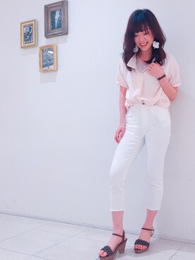 「willselection」｜「アイテム（アクセサリー）」を使った、Makoさん（レディース・159cm）の夏コーディネート