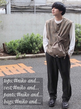 ニコまるさん(メンズ・167cm)の春コーディネート