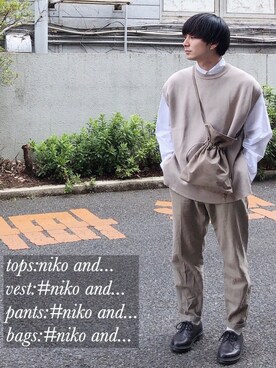 ニコまるさん（メンズ・167cm）の春コーディネート