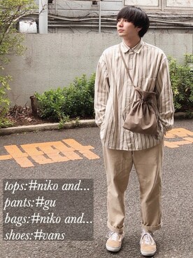 ニコまるさん（メンズ・167cm）の春コーディネート