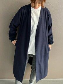 BEARDSLEY（ビアズリー）の「袖ニットハオリコート（ノーカラーコート 