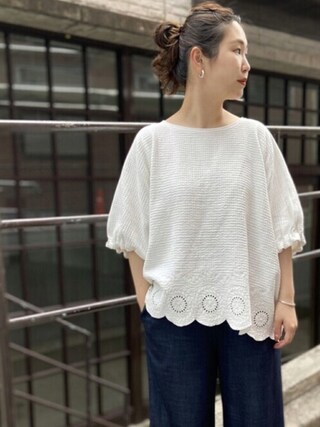 BEARDSLEY　刺繍プルオーバーブラウス BEARDSLEY（ビアズリー）の「刺繍プルオーバーブラウス（シャツ