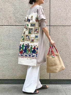 BEARDSLEYさん（レディース・166cm）の夏コーディネート