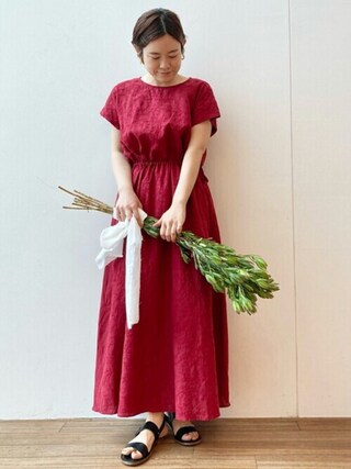 BEARDSLEY（ビアズリー）の「花刺繍ロングワンピース（ワンピース