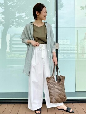 BEARDSLEYさん（レディース・165cm）の夏コーディネート