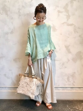 BEARDSLEYさん（レディース・166cm）の夏コーディネート