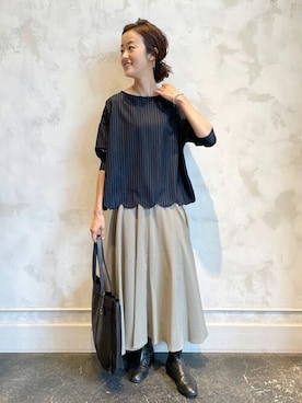 BEARDSLEYさん（レディース・166cm）の秋コーディネート