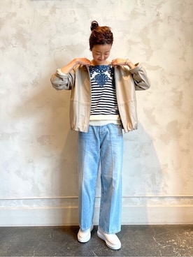 BEARDSLEYさん（レディース・166cm）の秋コーディネート