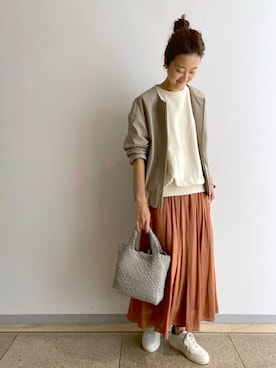 BEARDSLEYさん（レディース・166cm）の秋コーディネート