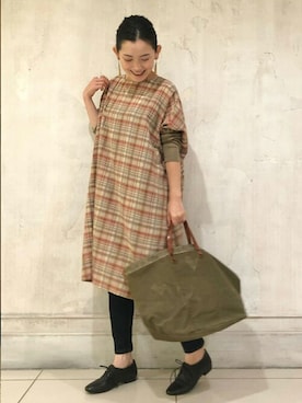 BEARDSLEYさん（レディース・153cm）の秋コーディネート