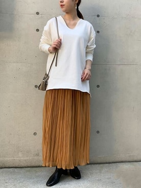 BEARDSLEYさん（レディース・160cm）の秋コーディネート